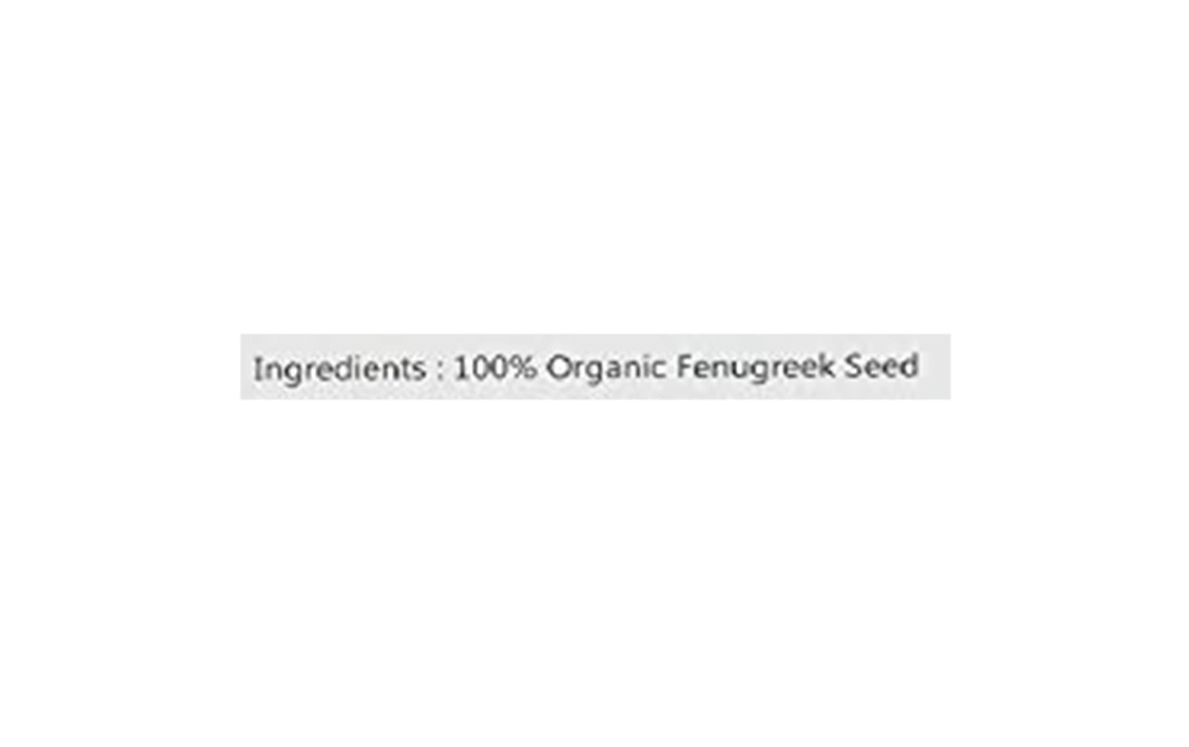 Aagam Fresh Organic Fenugreek Whole    Pack  400 grams